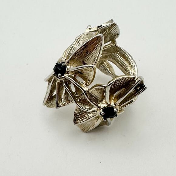 Kendra Scott Ryder Ring Size 6.5 6 1/2 Oversized Chunky Flower Boho Bohemian - Picture 4 of 12